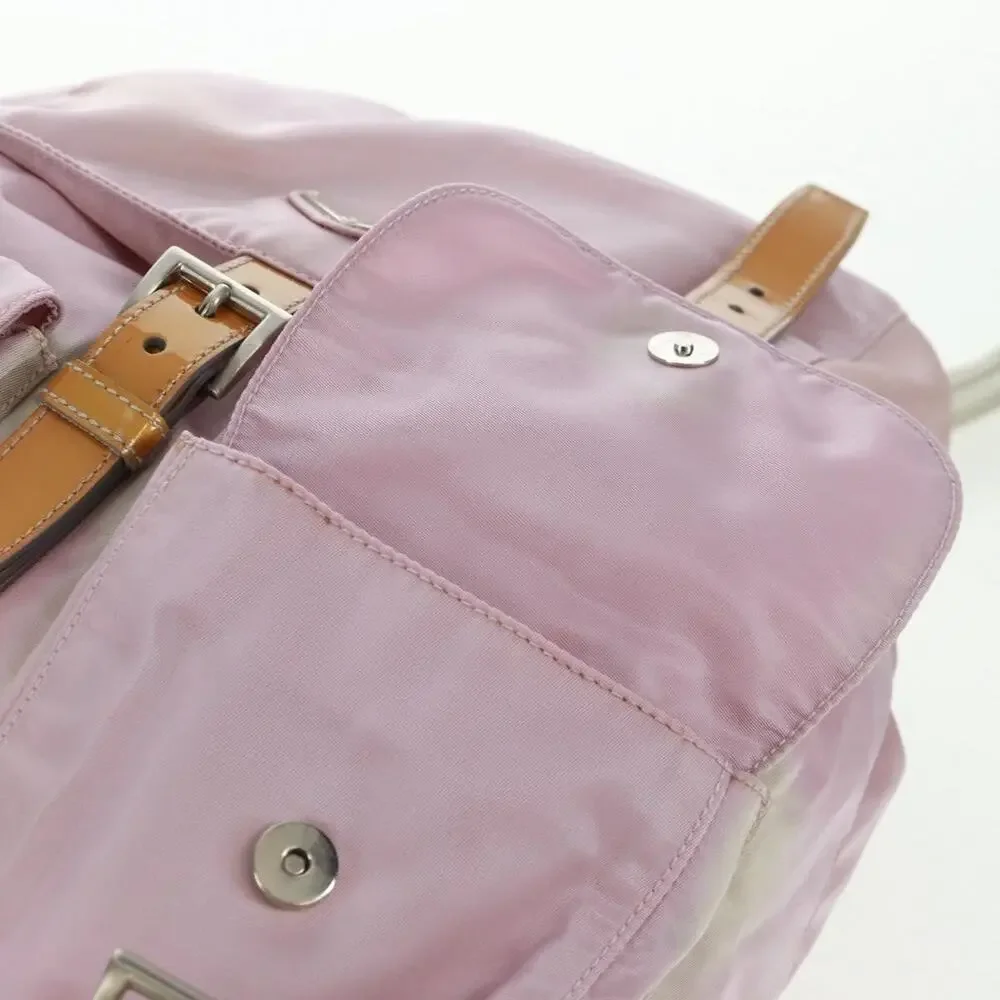 Prada Nylon Backpack Pink